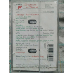 Domingo Ross Carreras Christmas in Vienna Cassette Audio NEUVE...