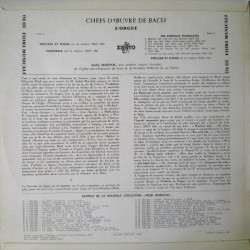 Chefs-d'Œuvre De J.S. Bach L'Orgue: Toccata et Fugue En Ré Mineur...