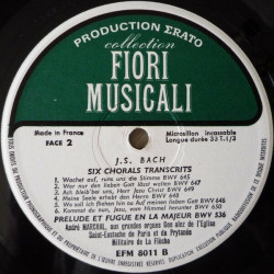 Chefs-d'Œuvre De J.S. Bach L'Orgue: Toccata et Fugue En Ré Mineur...