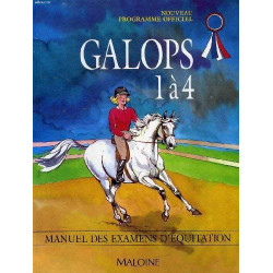 GALOPS 1 A 4. Manuel des examens d'équitation Programme 1997
