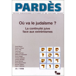 Revue Pardes numéro 25