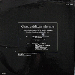 Chants De La Liturgie Slavonne