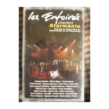 Les Enfoirés chantent Starmania Cassette Audio-K7 Columbia 47446