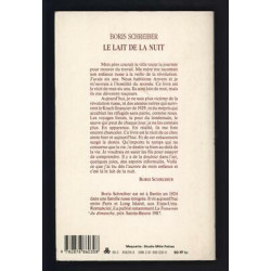 Le lait de la nuit éd François Bourin ENVOI Autographe