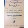 COURS PROFESSIONNELS ARTISANAUX DES CHAMBRES DE METIERS - FRANCAIS...