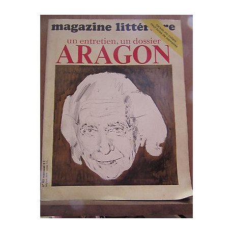 Magazine Littéraire n89 aragon un entretien un dossier