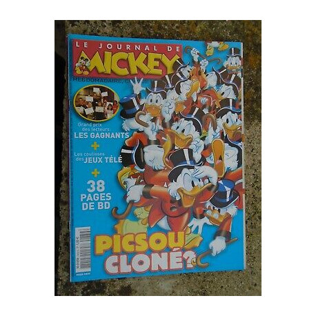 Le Journal de Mickey hebdomadaire N 2839