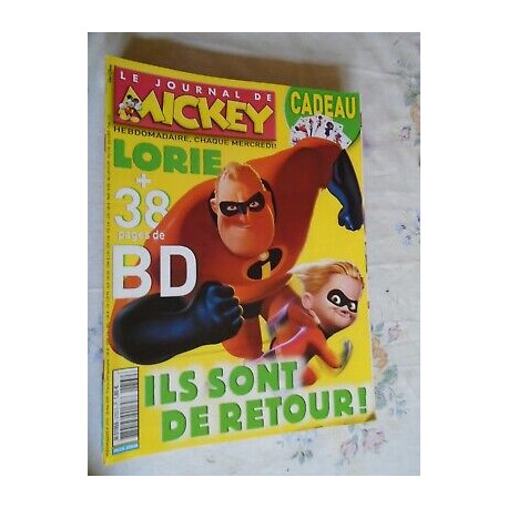Le Journal de Mickey hebdomadaire N 2762