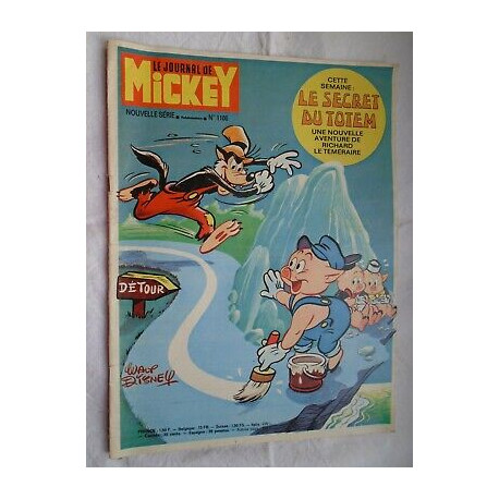 Le Journal de Mickey hebdomadaire N 1100