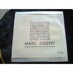 Marc Ogeret interprète les chansons de naguère 45t EGEX 4532