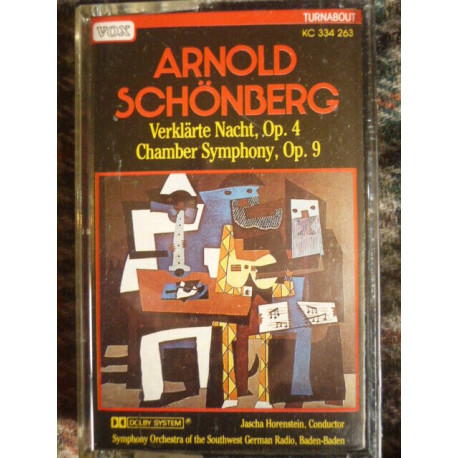 Arnold Schönberg Verklärte Nacht-Chamber SymphonyCassette Audio... Arnold Schönberg Verklärte Nacht-Chamber SymphonyCassette Audio...