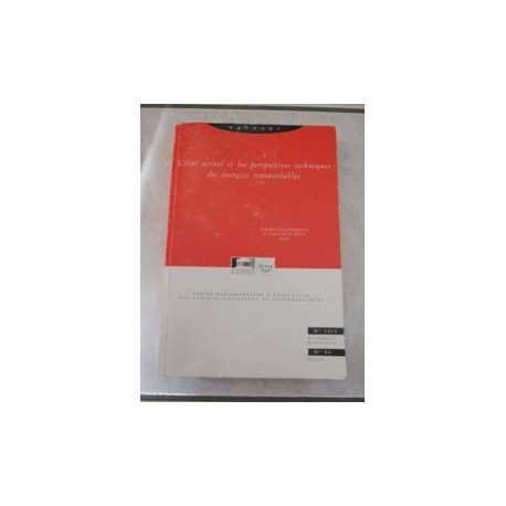 Rapport sur l'état actuel et les perspectives techniques des... Rapport sur l'état actuel et les perspectives techniques des...