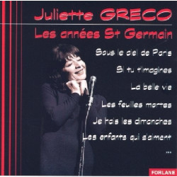 LES ANNÉES SAINT GERMAIN - Juliette Gréco - CD Album