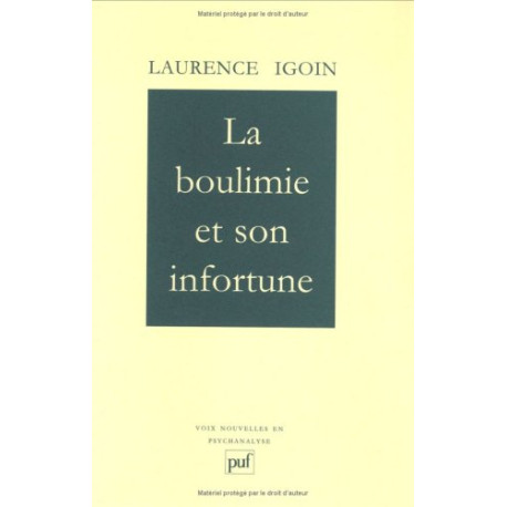 La boulimie et son infortune La boulimie et son infortune