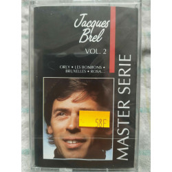 Jacques Brel Vol 2 Master Serie Cassette Audio-K7 NEUVE SOUS BLISTER