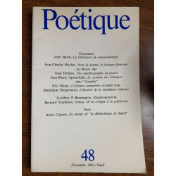 poétique Revue de théorie et d'analyse littéraires 48