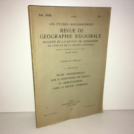 LES ETUDES RHODANIENNES revue de GEOGRAPHIE REGIONALE LYON n 1 de... LES ETUDES RHODANIENNES revue de GEOGRAPHIE REGIONALE LYON n 1 de...