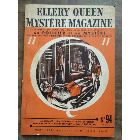 Ellery Queen Mystère Magazine n94 Novembre 1955