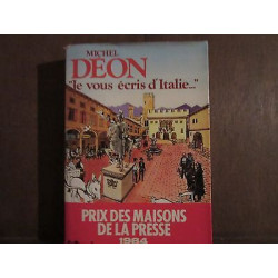 MICHEL deon JE VOUS ECRIS d'italie