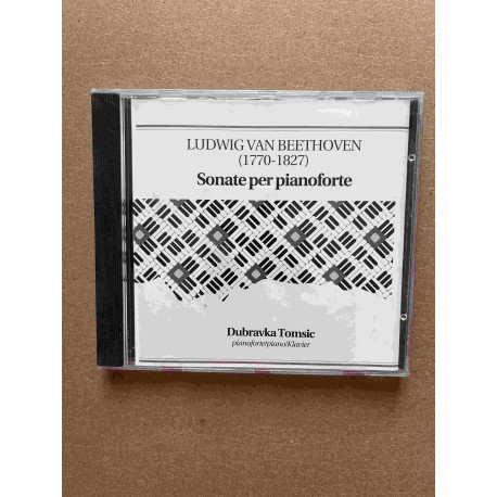 Ludwig van Beethoven:Sonate per pianoforte - D. Tomsic/ CD