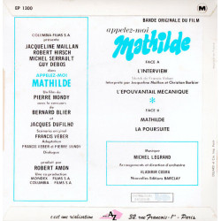 Bande Originale Du Film Appelez-Moi Mathilde
