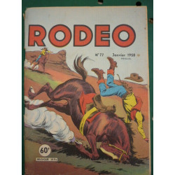 Rodéo mensuel n77 Miki le ranger Editions lug Janvier 1958