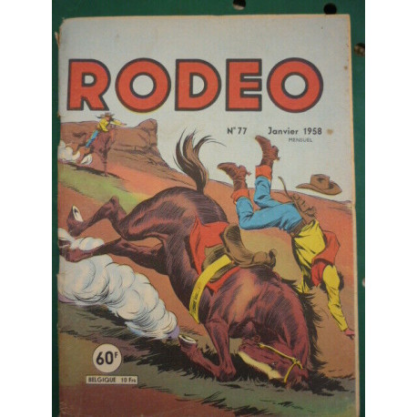 Rodéo mensuel n77 Miki le ranger Editions lug Janvier 1958