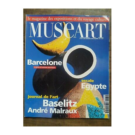 Muséart n65 Novembre décembre 1996 barcelone Carte et Guide Pratique