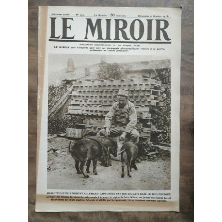 Le Miroir n254 6 Octobre 1918