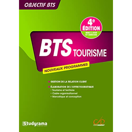 BTS tourisme: nouveaux programmes