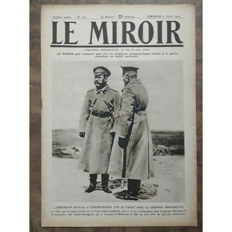 Le Miroir n137 9 Juillet 1916