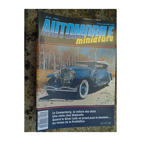 Automobile Miniature n 44 Janvier 1988