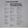 Die Schönsten Violinkonzerte
