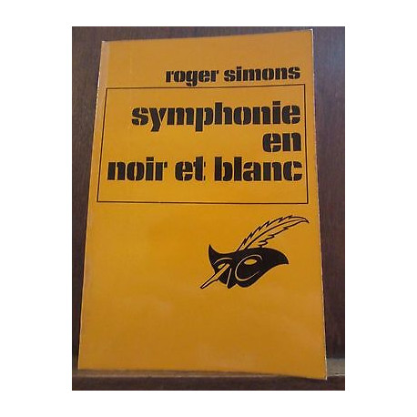 symphonie en noir et blanc Le Masque n1179 champs elysées