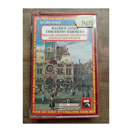 Maurice André Concertos Baroques - Charles Mackerras Cassette Au