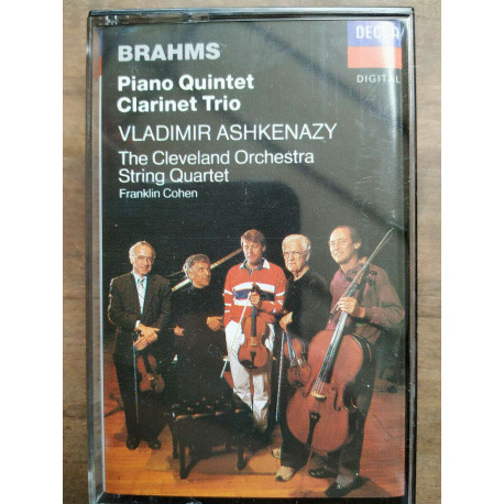 Brahms Piano Quintet Clarinet Trio - Franklin Cohen Cassette... Brahms Piano Quintet Clarinet Trio - Franklin Cohen Cassette...
