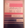 Annales de l'Est 5e série 42e année N°3/1990 Bibliograophie...