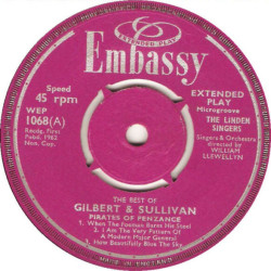 The Best Of Gilbert And Sullivan Pirates Of Penzance
