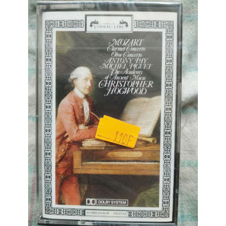 Mozart Clarinet Concerto Christopher Hogwood Cassette Audio NEUVE... Mozart Clarinet Concerto Christopher Hogwood Cassette Audio NEUVE...