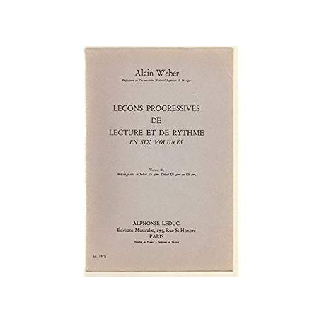 Leçons progressives de lecture et de rythmes - volume IV Leçons progressives de lecture et de rythmes - volume IV