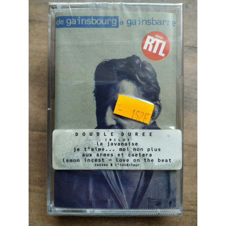 De Gainsbourg à Gainsbarre Cassette Audio-K7 NEUVE SOUS BLISTER