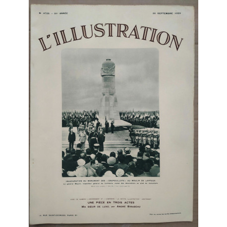 L'Illustration n4726 30 Septembre 1933 La Petite Illustration n644... L'Illustration n4726 30 Septembre 1933 La Petite Illustration n644...