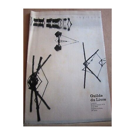 Guilde du livre lausanne Bulletin mensuel n8 Août 1964 29ème année