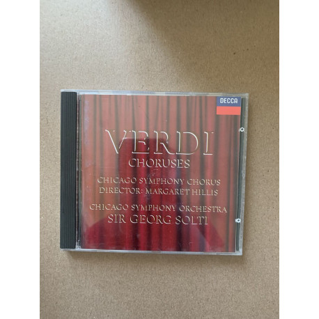 Verdi Choruses - CSO Solti/ CD Verdi Choruses - CSO Solti/ CD
