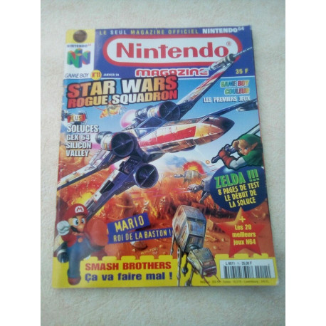 Nintendo Magazine n11 janvier 1999 Star Wars Rogue quadron game... Nintendo Magazine n11 janvier 1999 Star Wars Rogue quadron game...