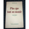 Plus que tout au monde TALLANDIER