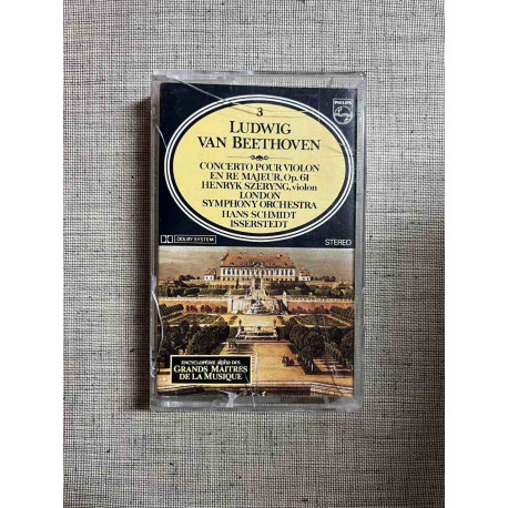 Ludwig Van Beethoven Concerto pour violon et orchestre Cassette... Ludwig Van Beethoven Concerto pour violon et orchestre Cassette...