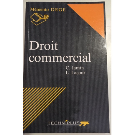 Droit commercial Droit commercial