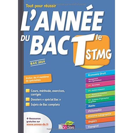 L'année du Bac STMG - Terminale STMG - Toutes les matières L'année du Bac STMG - Terminale STMG - Toutes les matières