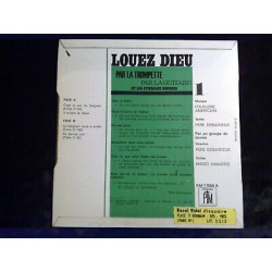 Louez Dieu par la guitare 1 par la trompette et les cymbales 45t...